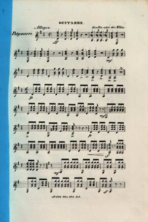 Potpourris : pour un violon avec guitarre, 12. Gisella