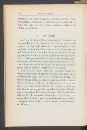 11. Los Llanos