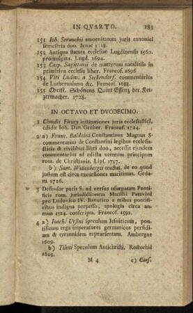 In octavo et duodecimo.
