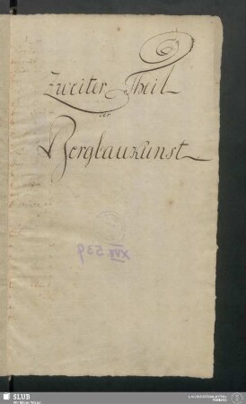 2. Theil: XVII 539 2. : VIIter Abschnitt