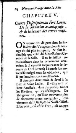 Courte Description du Fort Loüis: De la Situation avantageuse, ] de la beauté des terres voisines.