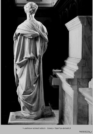 Grabmal des Bartolomeo Aragazzi : Tugend (Fortitudo?) vom Aragazzi-Grab (oder Engel?)
