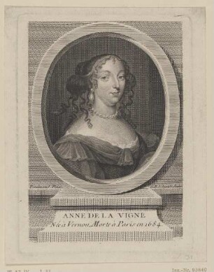 Bildnis der Anne de la Vigne