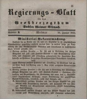 Nr. 3 : 26. Januar 1842