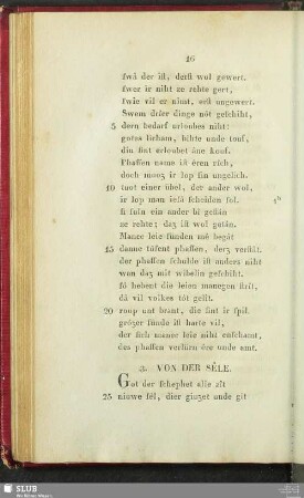 3. Von der Sêle