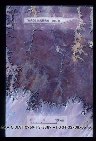 Wadi Hamra - Satellitenbild