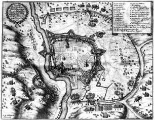 Belagerung von Eger durch Karl Gustav Wrangel als schwedischer Oberbefehlshaber im Jahre 1647