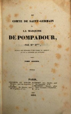 Le comte de Saint-Germain et la marquise de Pompadour, 2