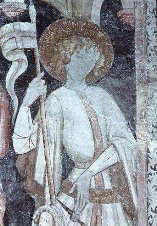 Thronende Muttergottes mit Heiligen und Stiftern