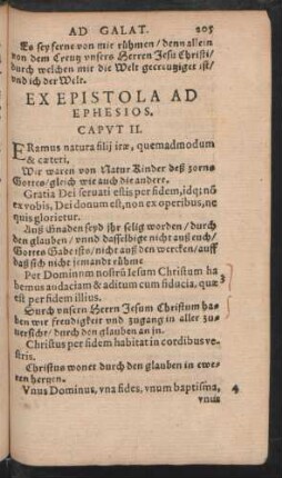 Ex Epistola Ad Ephesios.