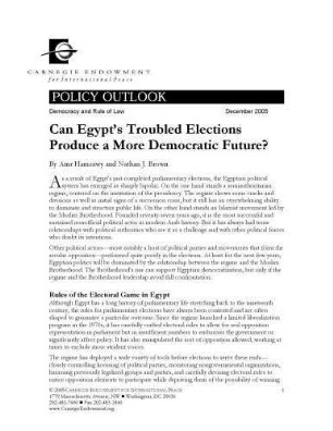Can Egypt's troubled elections produce a more democratic future?