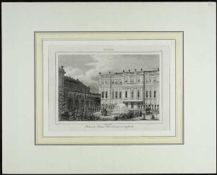 Palais du Prince Albrecht, vue prise du Jardin.