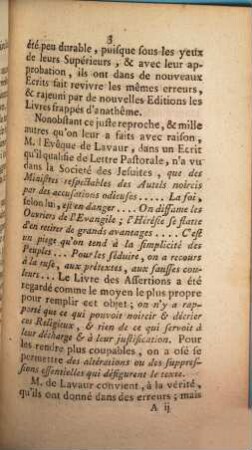 Arrest De La Cour Du Parlement De Toulouse : Qui condamne un Exrit intitulé: Lettre Pastorale de M. l' Evêque de Lavaur, à être laceré & brûlé par l'Excécuteur de la Haute-Justice. Extrait Des Registres Du Parlement. Du 18 Juin 1763