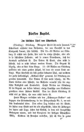 Fünftes Kapitel. Im südlichen Theil von Schottland.