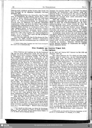Eine Standuhr aus Keplers Ulmer Zeit