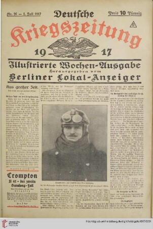 Hefte 26-30, Juli 1917