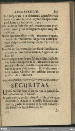 S [Securitas - Spiritus Sanctus]