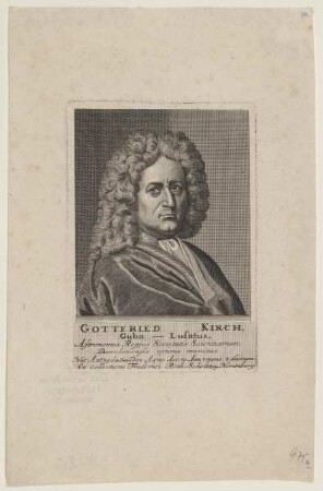 Bildnis des Gottfried Kirch