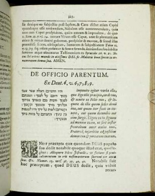 De Officio Parentum.