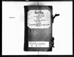 Erlaubnis- und Dimissionsscheine zum Landtag 1728