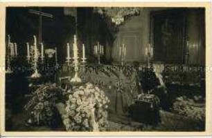 Der Sarg Wilhelm II. in Haus Doorn