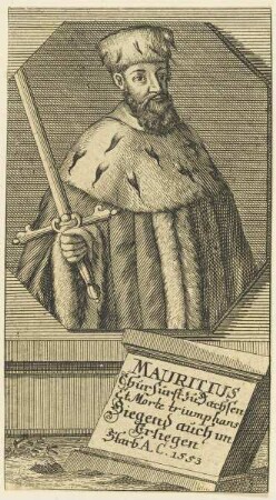 Bildnis des Mauritius, Churfürst zu Sachsen