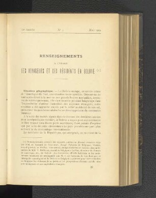 No 5, Mai 1909