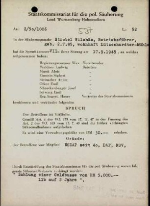 Strobel, Wilhelm