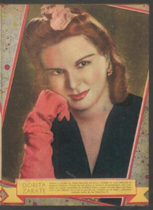 [Fotografía de] Dorita Zarate