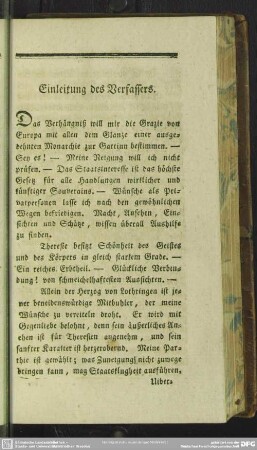 Einleitung des Verfassers