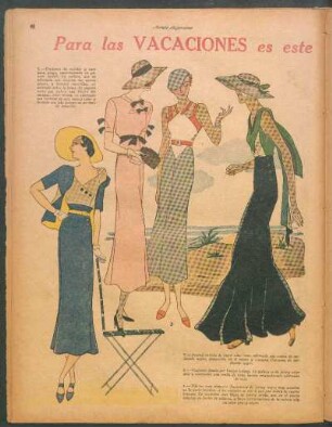 Para las vacaciones es este conjunto de bonitos vestidos [Dibujos] : Adecuados para usar en diferentes oportunidades, calle, playa y reuniones al aire libre