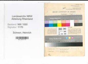 Entnazifizierung Heinrich Schnorr , geb. 22.08.1908 (Beamter)