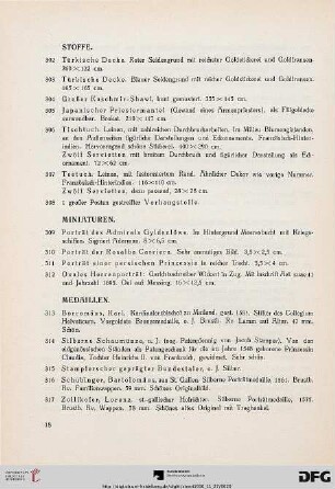 Stoffe (Nr. 302-308)