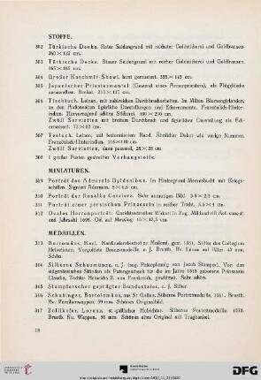 Stoffe (Nr. 302-308)