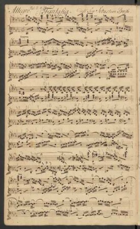 Fantasien und Fugen. Auszüge; clavier; c-Moll; BWV 906/1