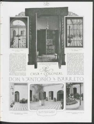 La casa colonial de Don Antonio Barreto