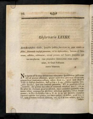 556-561, Observatio LXXXIX
