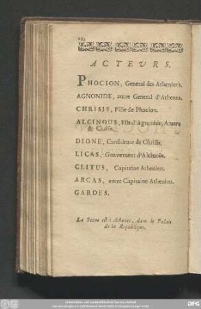 Acteurs.
