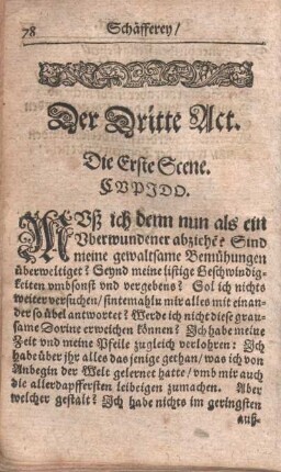 Die Erste Scene. Cupido.