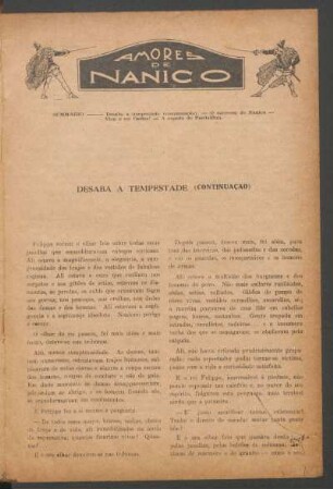 Amores de Nanico : Romance histórico