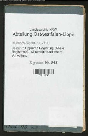 Anstellung der Hebungsbeamten (Amtsvogt, Amtsrendant) beim Amt Sternberg