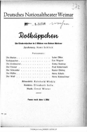 Rotkäppchen