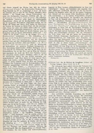 788-790 [Rezension] Althaus, Paul, Um die Wahrheit des Evangeliums