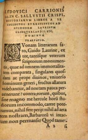 Historiarum libri VI.