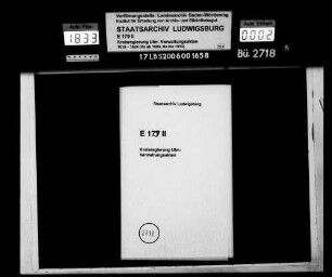 Defizitdeckung bei mehreren Stiftungspflegen im Oberamtsbezirk