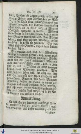 Anmerckung / Von den Eschen und Ipern.