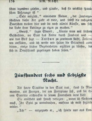 Fünfhundert sechs und siebzigste Nacht