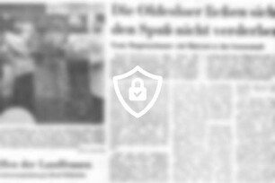 Die Oldesloer ließen sich [Name maskiert] nicht verderben