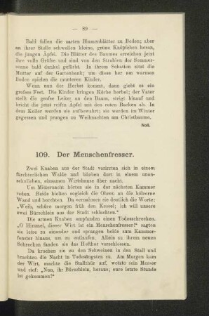 109. Der Menschenfresser.