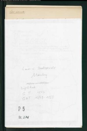 Zivilstandsregister (Abschriften) der Juden mit den Orten Beringhausen, Canstein, Giershagen, Heddinghausen, Leitmar, Madfeld, Marsberg, Niedermarsberg, Obermarsberg, Padberg und Udorf (GHT 1847-1850, 1852, 1853) (Gemeinde: Marsberg)